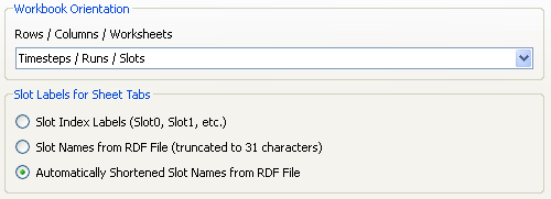 RdfToExcel Plugin dialog